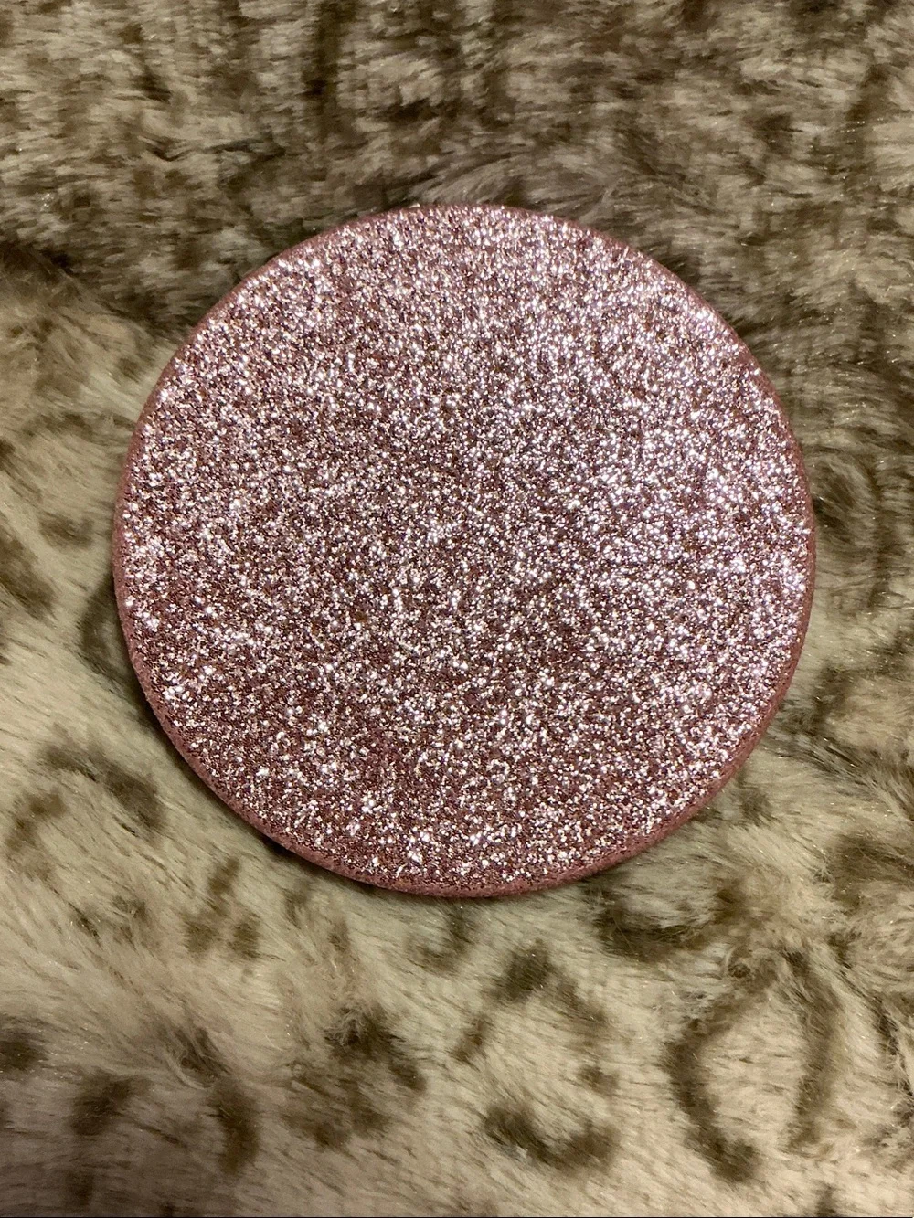 Shimmery Pink Glitter Double Sided Mirror 🪞 Pink Sparkle ✨